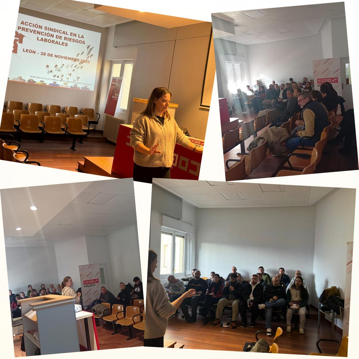 CCOO imparte formación a su RLPT de León en Prevención de Riesgos Laborales