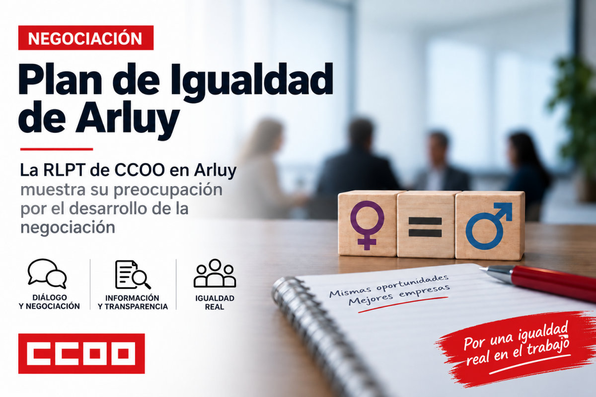 bloqueo en el plan de igualdad de Arluy