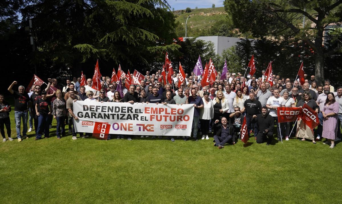 Consejo y Comité de Secciones Sindicales de CCOO de Industria, por el empleo en TKElevator
