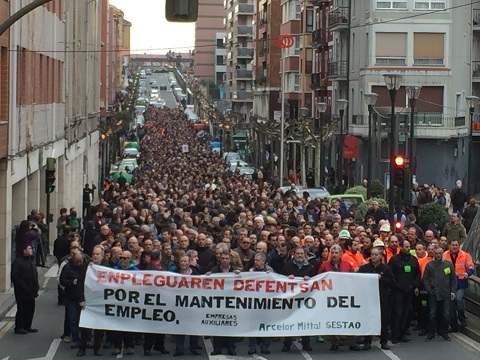 Manifestacin en defensa del empleo y de la industria 